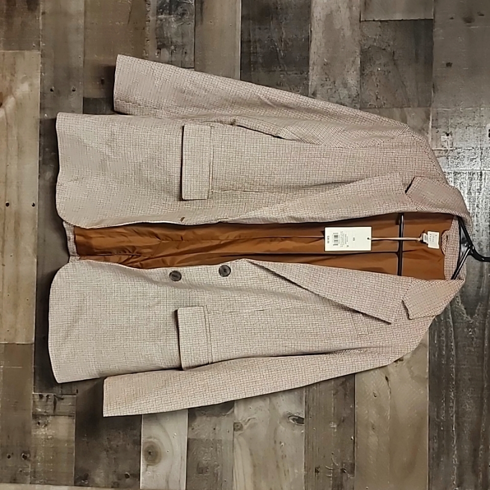 a new day houndstooth Blazer with Rust Lining.
